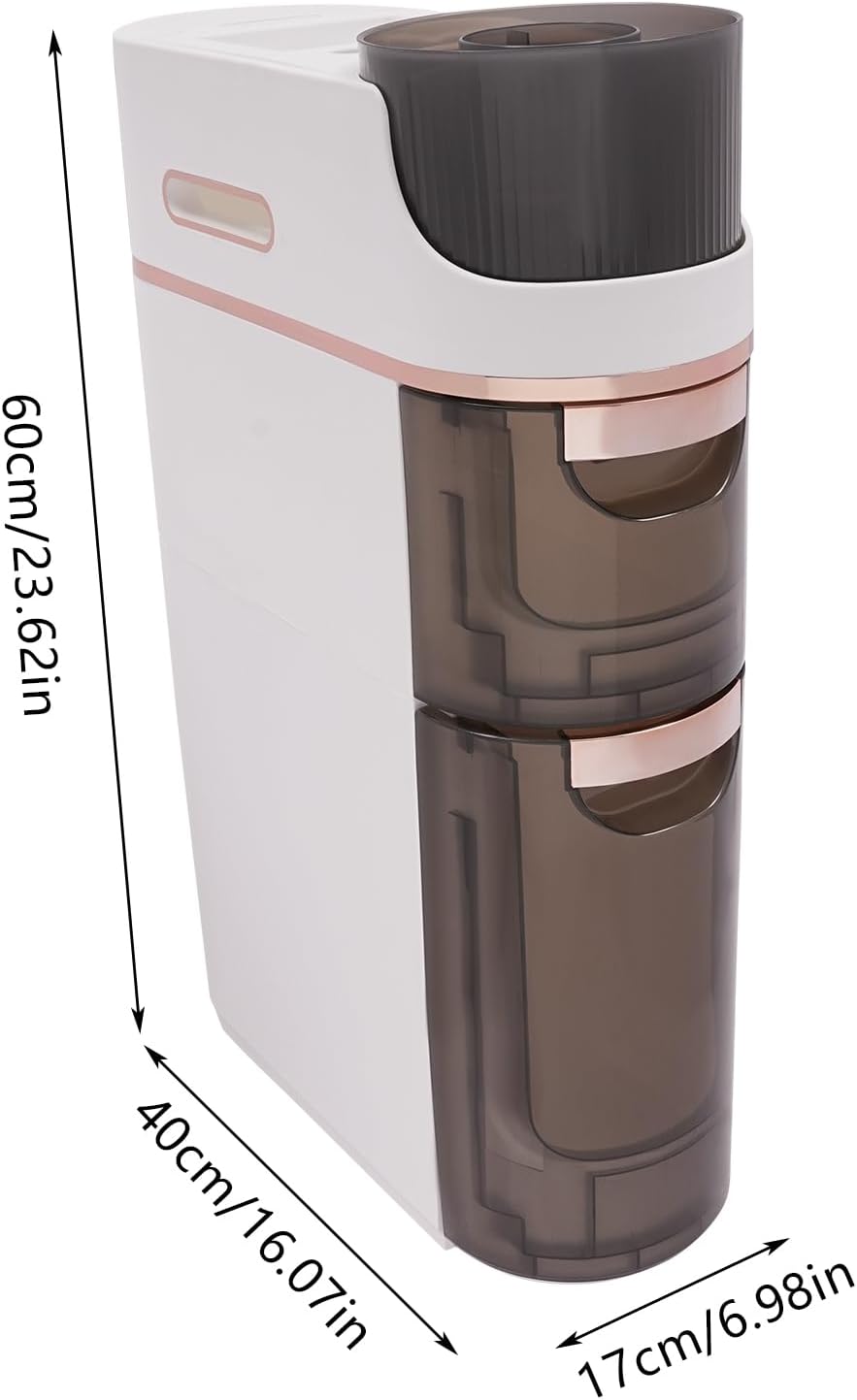 Tall Narrow Storage Cabinet with Drawers F91439