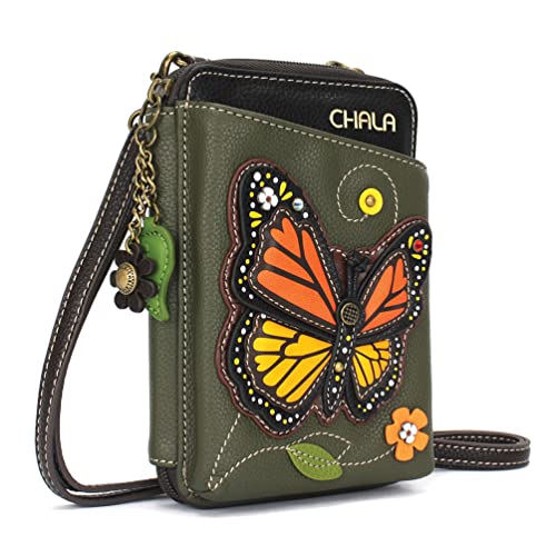 Faux Leather Multicolor Crossbody Cell Phone Purse F19098