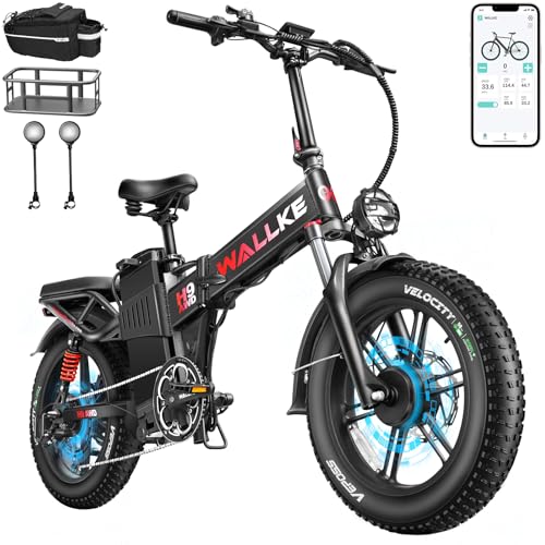 20" Fat Tire Folding Full Suspension Electric Bike M443756