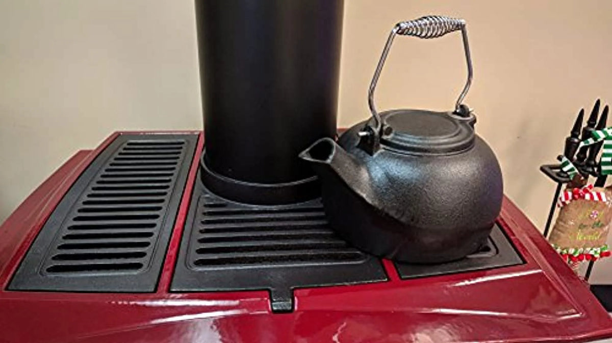 3 Quart Cast Iron Tea Kettle Steamer Humidifier Y98606