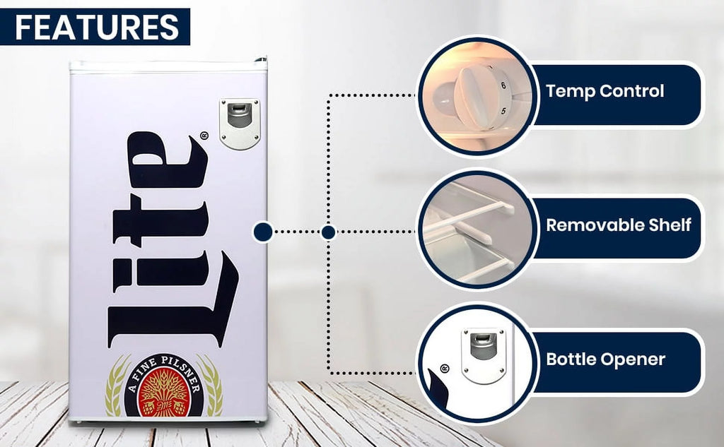 90 Litre Compact Fridge with Bottle Opener F93941