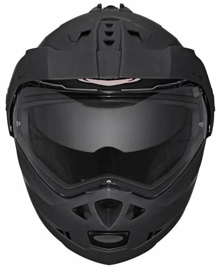 Matt Black Motorcycle Helmet E2212