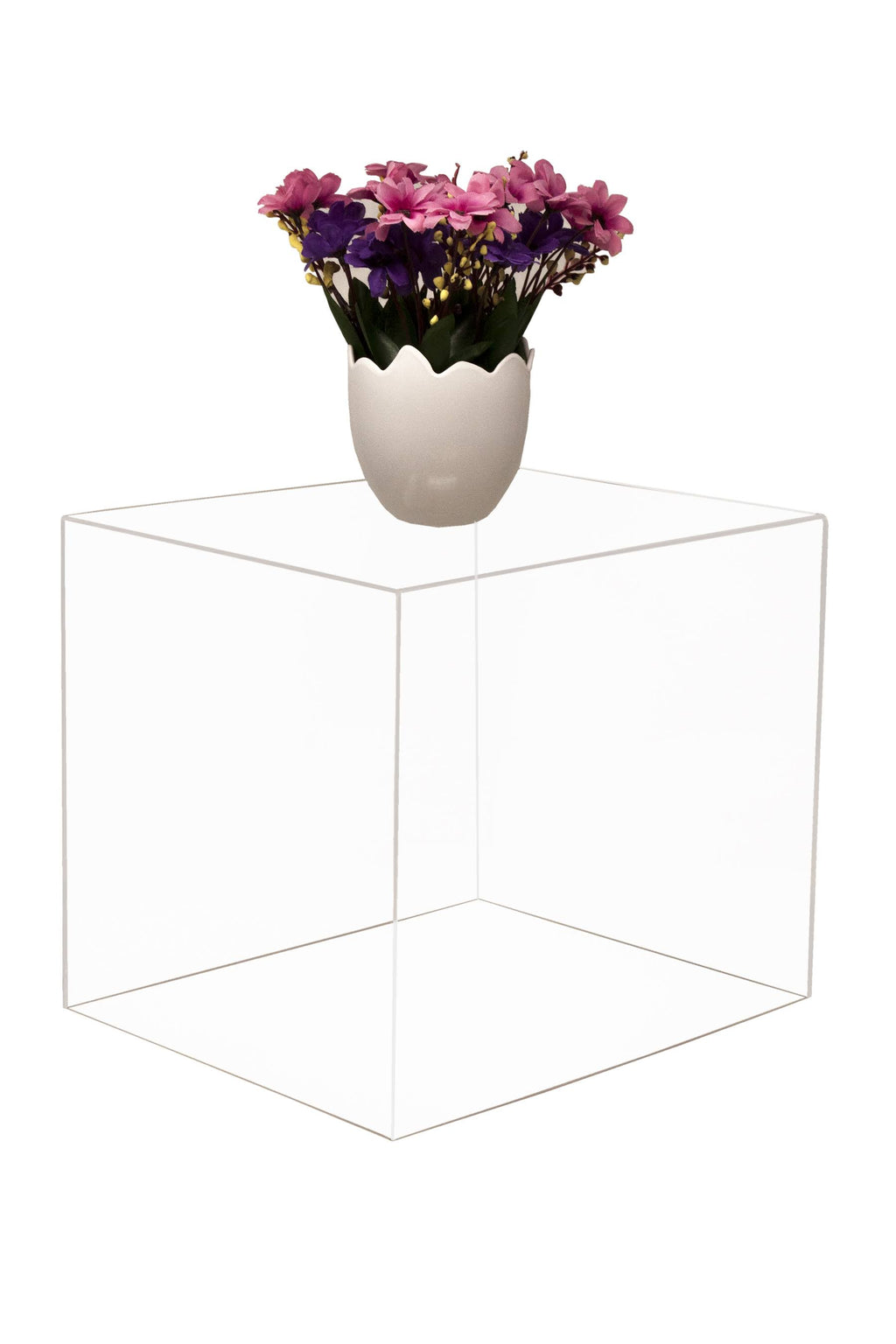 Clear Acrylic Display Case with Black Risers S4705