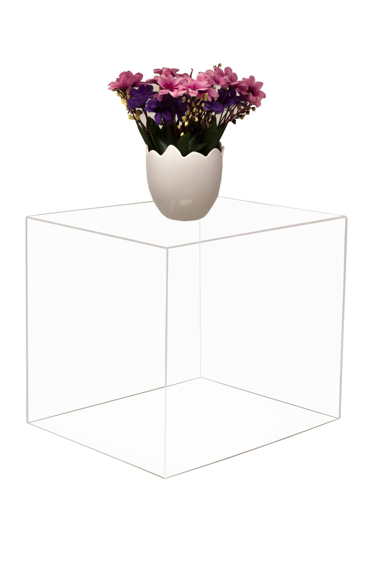 Clear Acrylic Display Case with Black Risers S4705