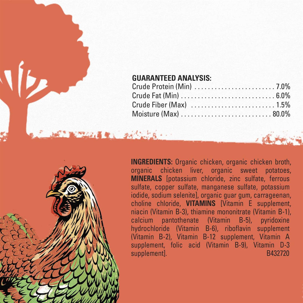 Organic Chicken Recipe Wet Dog Food T93633