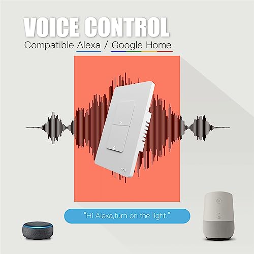 Zigbee Smart Switches, No Neutral Wire, Single Pole Light Switch P57762