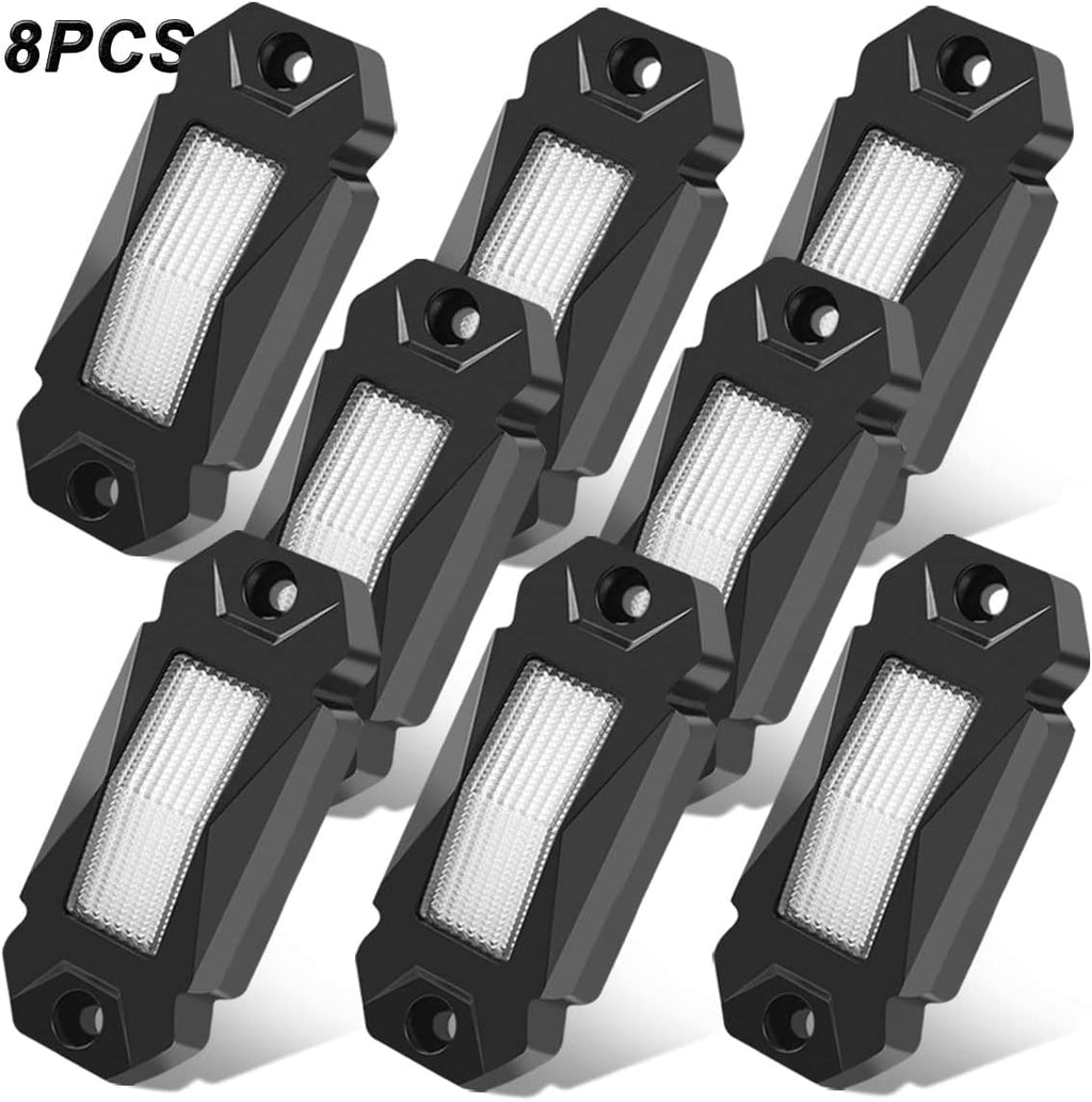 White 30PCS LED Rock Lights for Car Truck ATV UTV SUV U9387