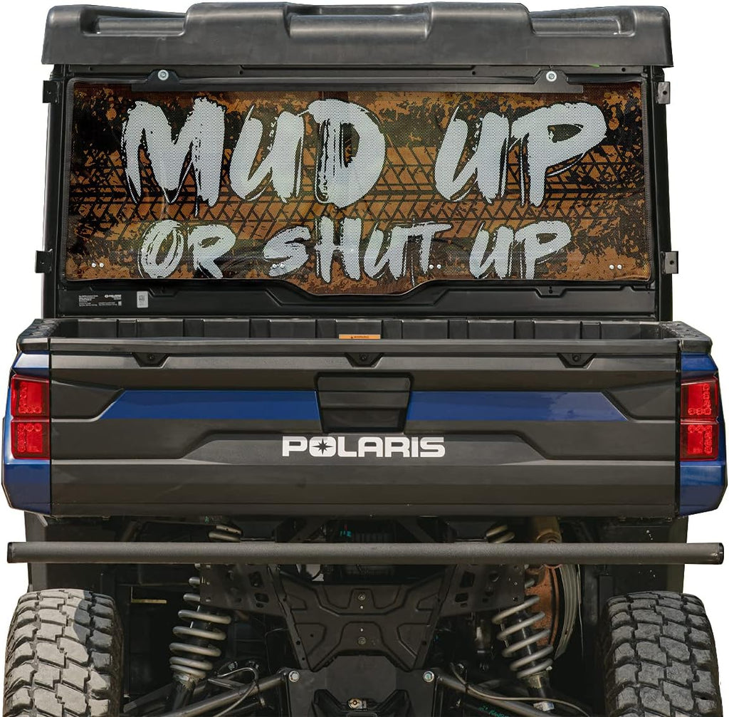 Deer Print 1/4" Thick Polycarbonate Rear Windshield M1842