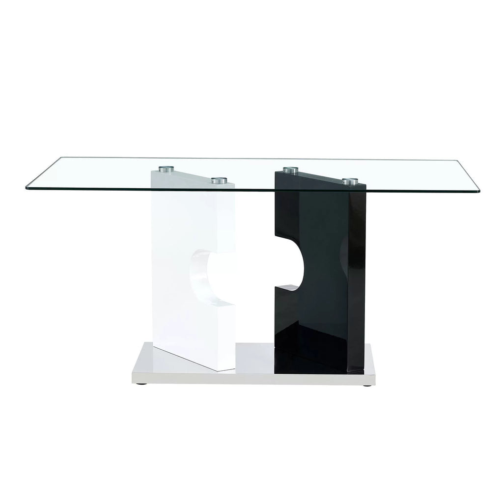 Rectangular Glass Dining Table for 6-8 X594219