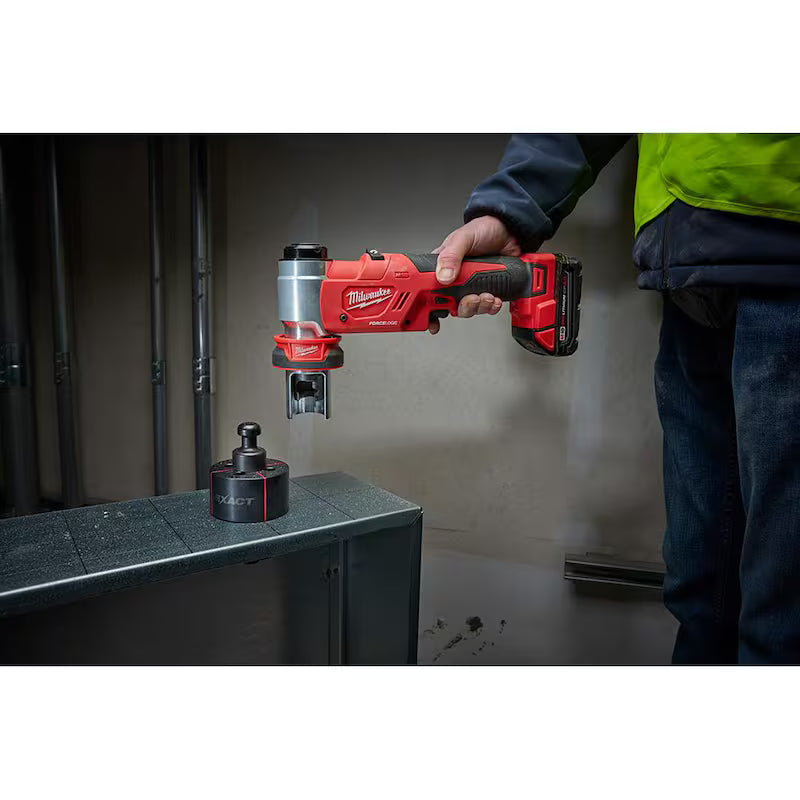 18V Lithium-Ion Cordless Knockout Tool Kit with Die Set H341713