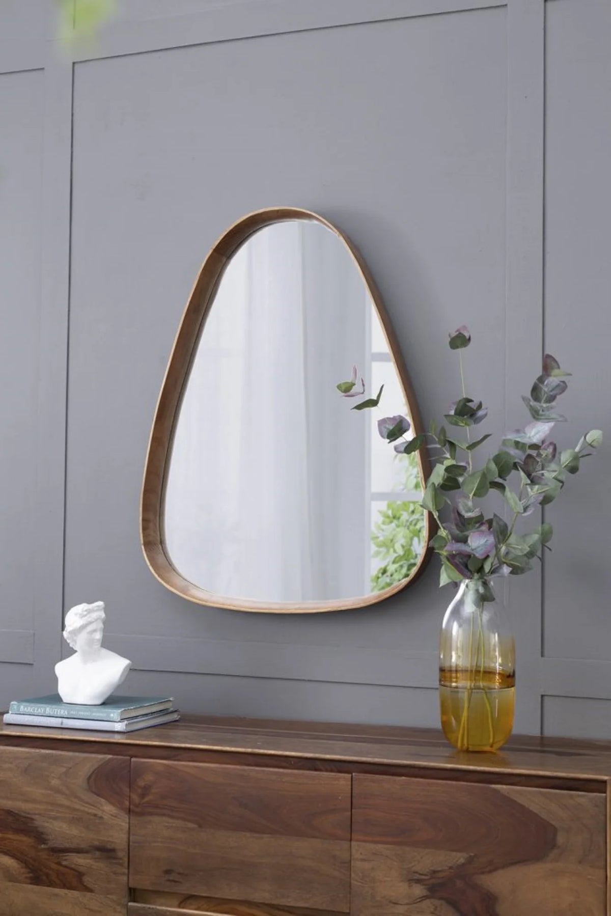 Wood Wall Mirror S474962