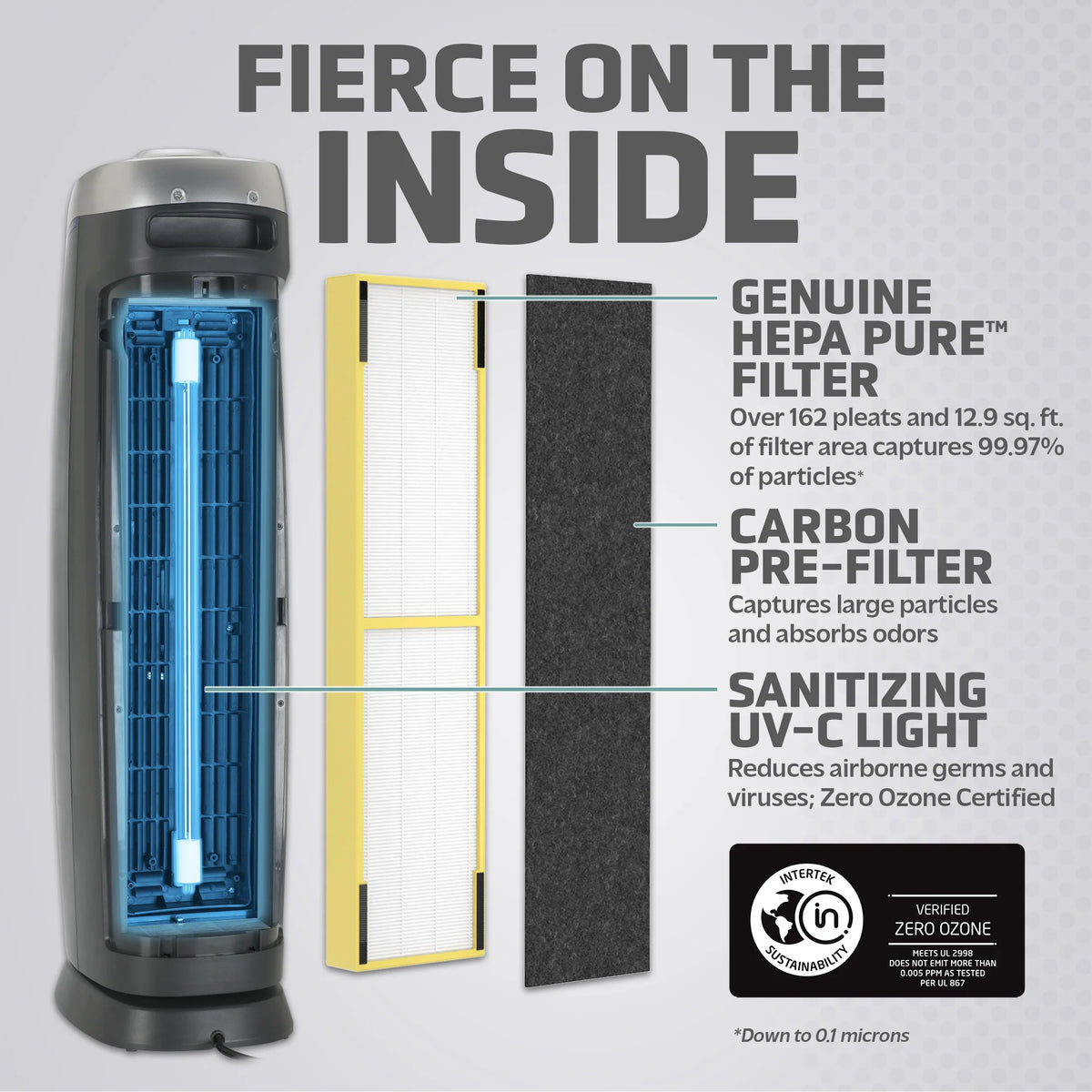 Black HEPA Air Purifier X75292