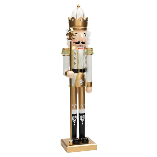 3 Ft. Green Wooden Holiday Nutcracker Q1721