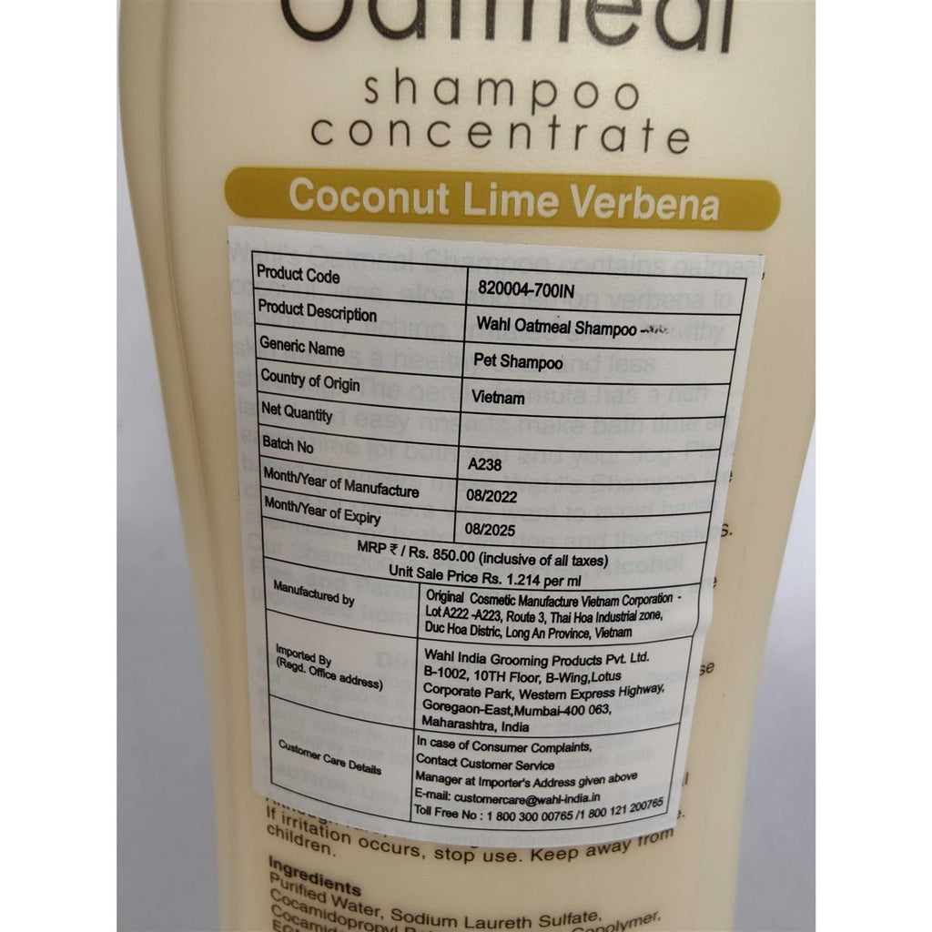 Oatmeal Coconut Lime Verbena Shampoo Concentrate H87530