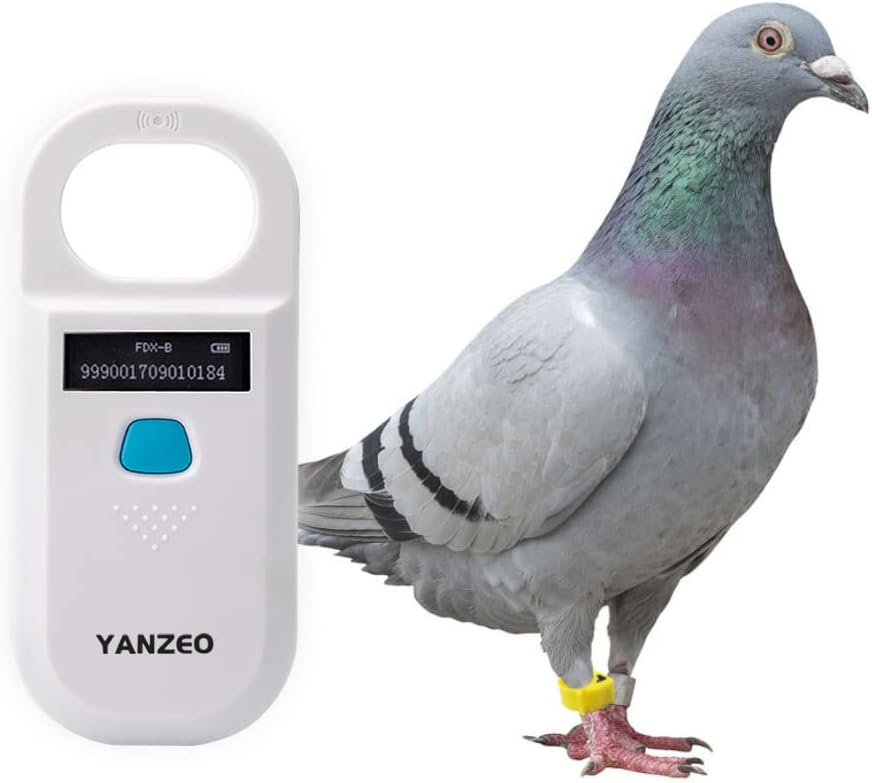 Pet Microchip Reader RFID EMID Animal Handheld Scanner Pack of 2 V277800