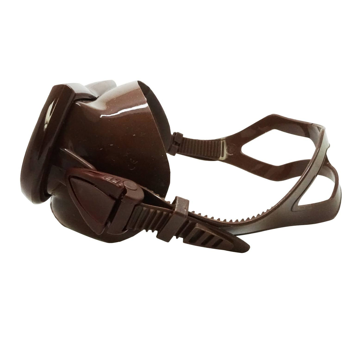 Brown Dive Mask with Prescription Lenses X202788