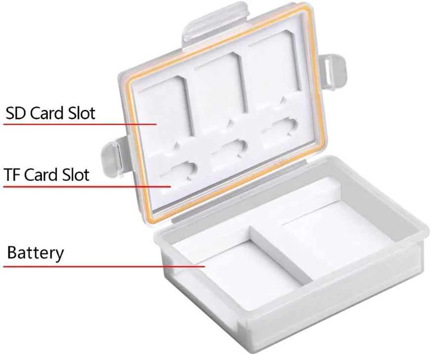 2Pcs EN-EL14 EN-EL14A Battery Storage Case E264