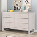 Rustic Wooden 6 Drawer Dresser G993