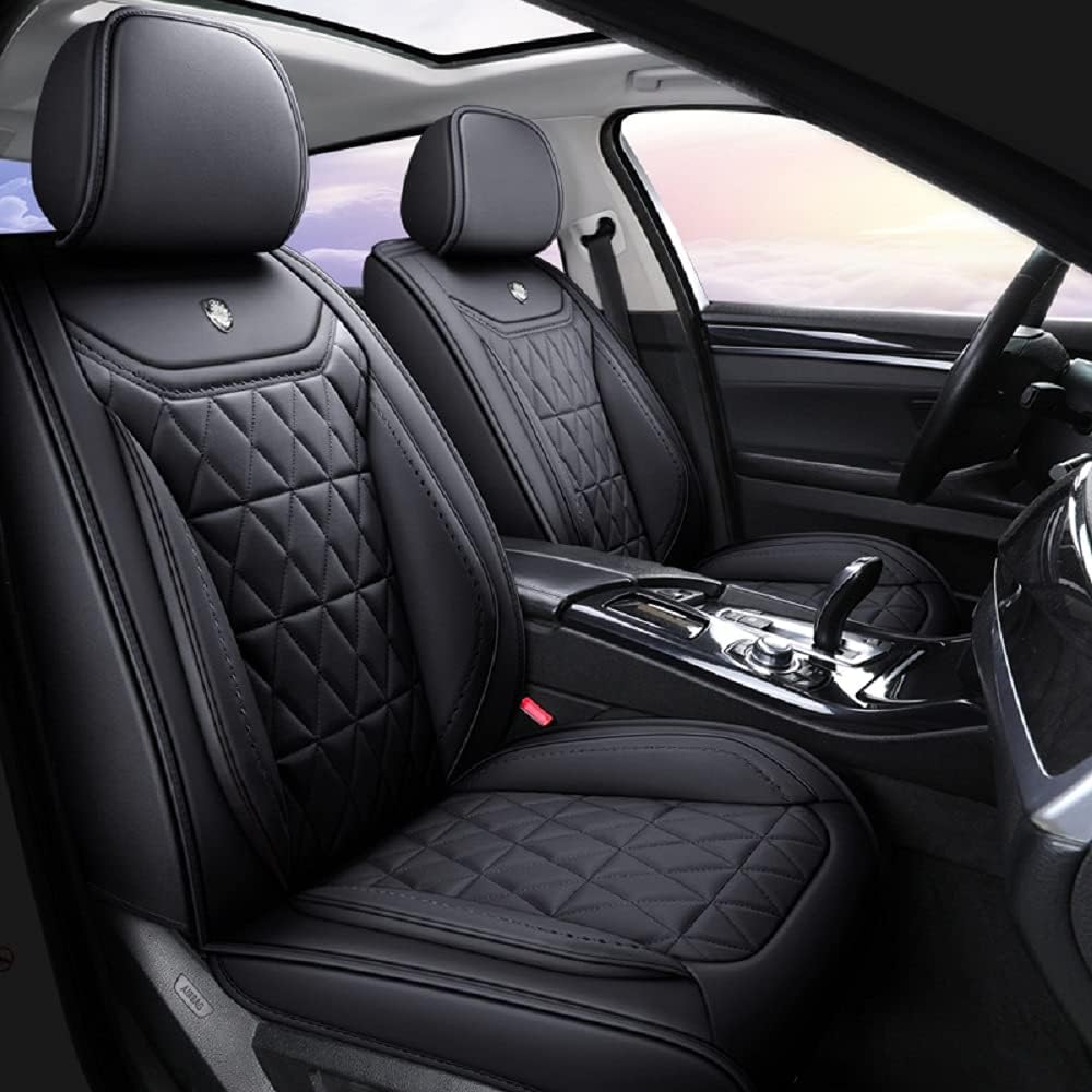 Faux Leather Universal Fit Car Seat Covers A43544