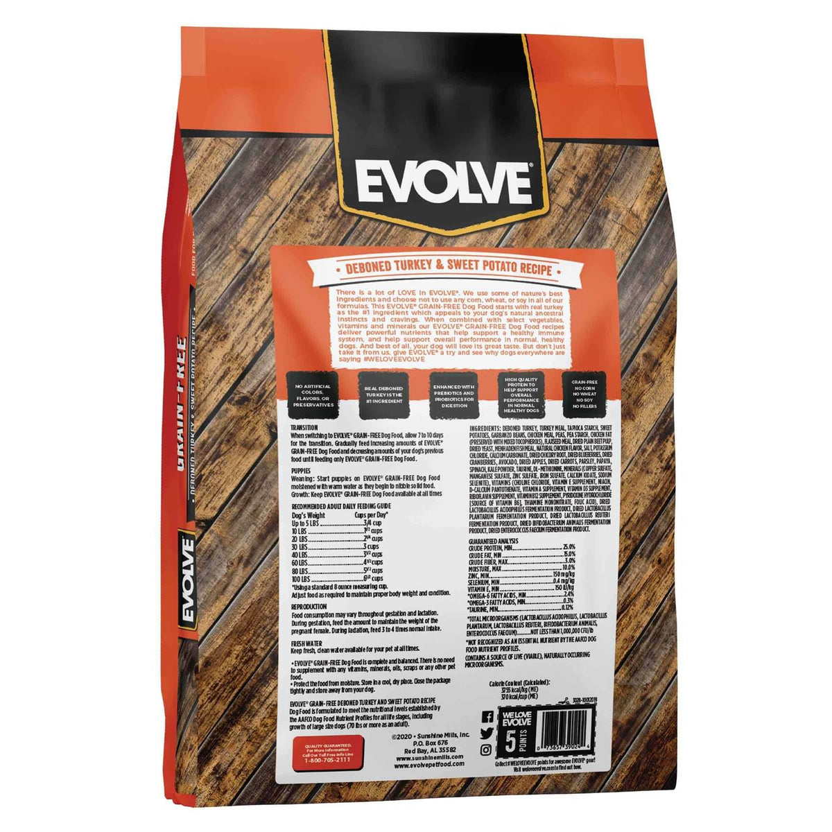 Grain Free Turkey and Sweet Potato Dog Food T388