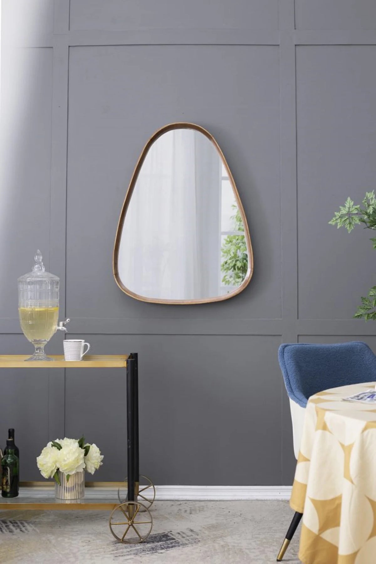 Wood Wall Mirror S474962