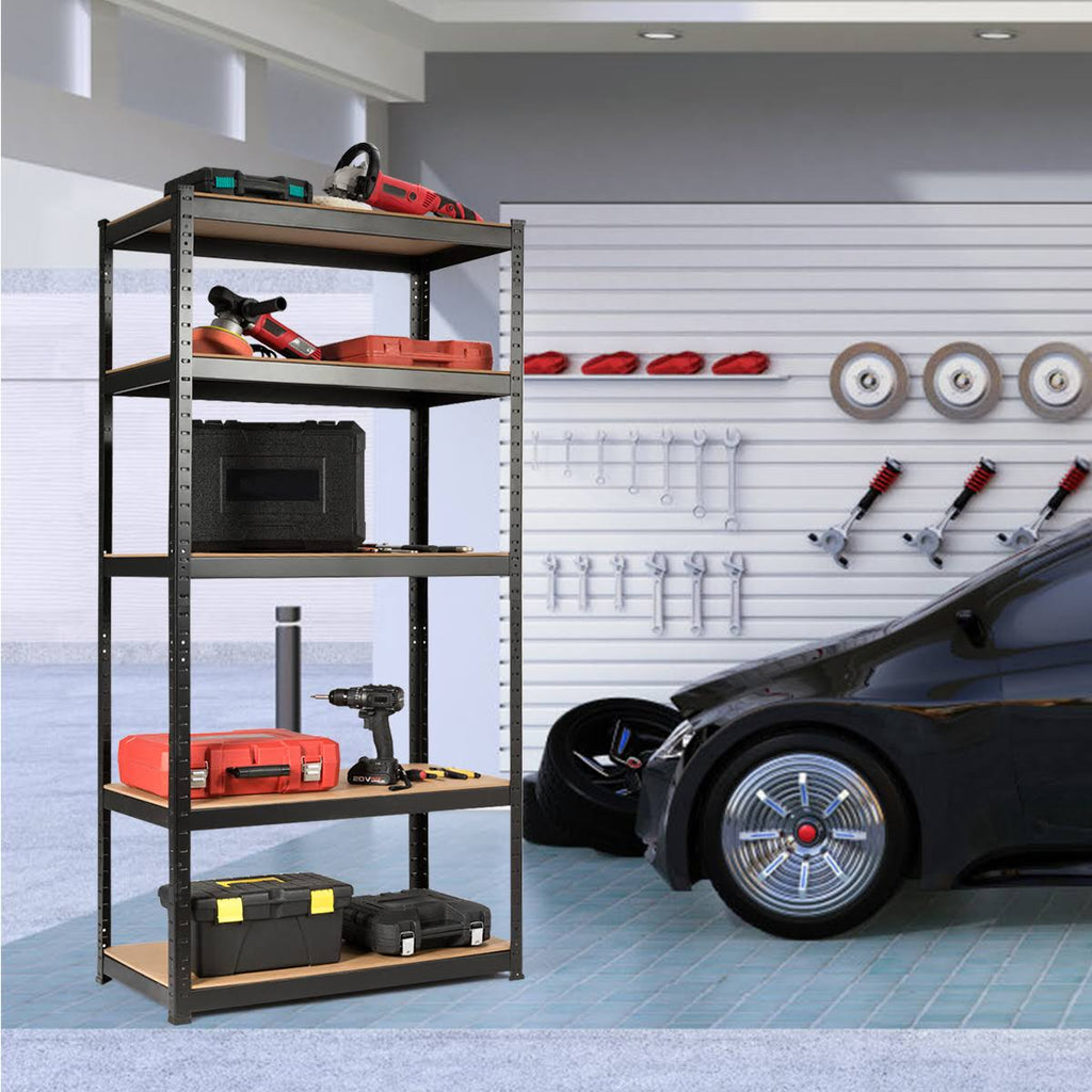Heavy Duty Steel 5 Level Adjustable Garage Shelf R28992