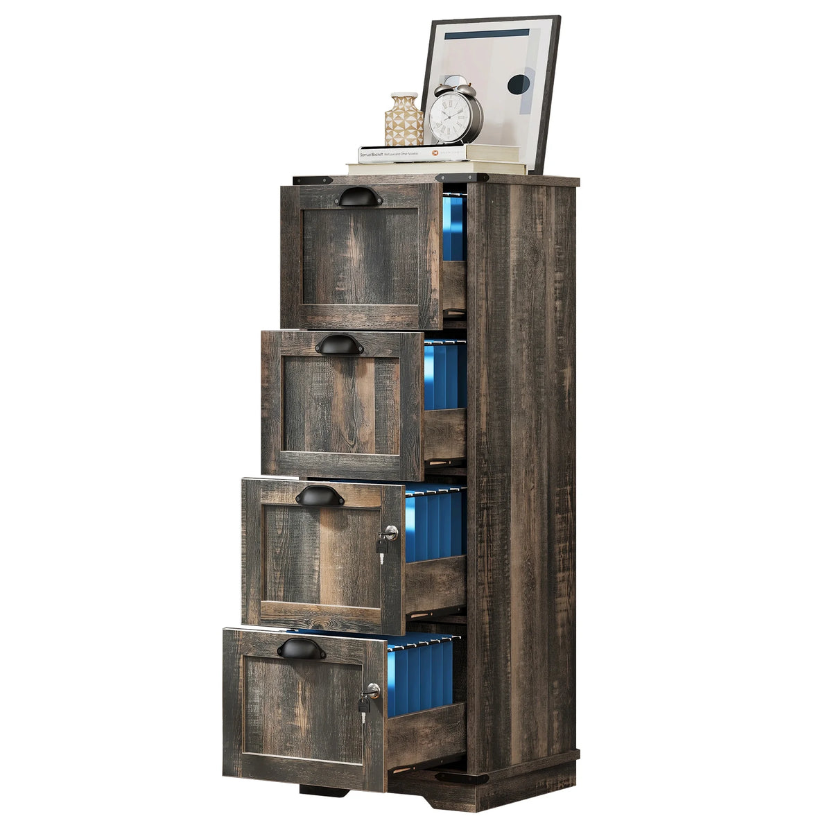 4 Drawer File Cabinet with Lock K48483
