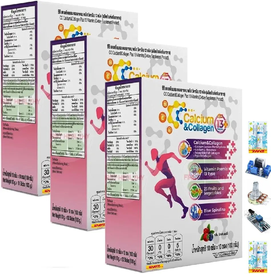10 Sachets Moisture Nourish Smooth Skin Calcium & Collagen Plus 13 Vitamins D380370