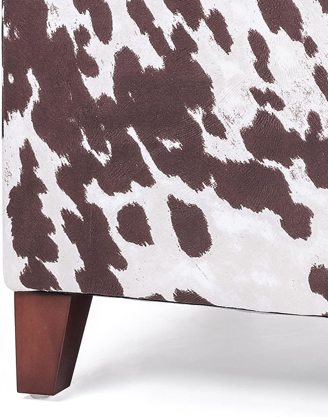 Square Ottoman With Wooden Legs M962082