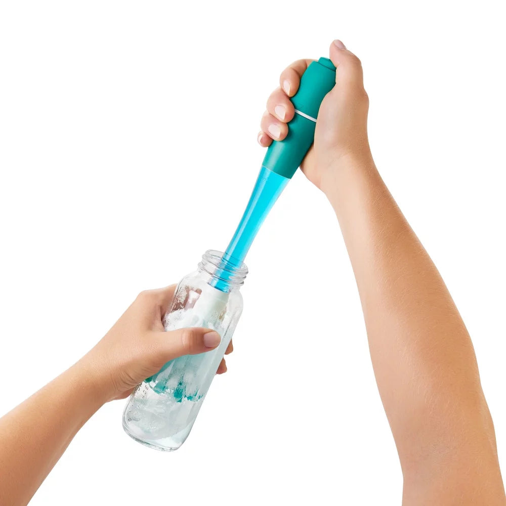 Soap Dispensing Bottle Brush with Stand V8047