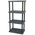 Plastic Bulk Shelf, 36X24, 4 Shelf C5803