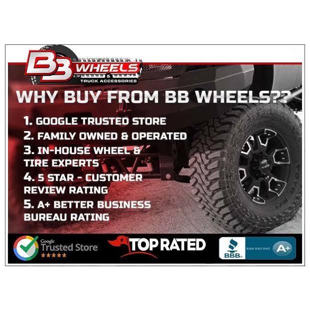 Satin Black/Milled Spokes 20x9 5-127/5-139.7 18mm 87mm Wheels U70995