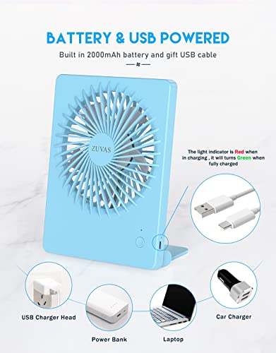 Black Rechargeable Portable Desk Fan L414