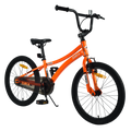 20 Inch Single Speed Boys Bike with Steel Frame Orange Q237