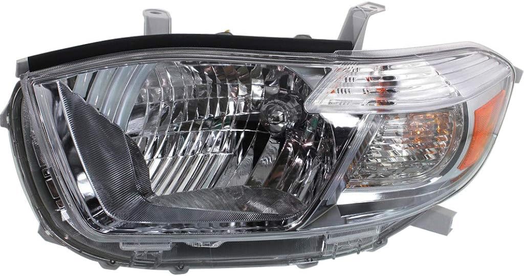 Headlight Assembly Pair for Toyota Highlander 2011 2012 2013 O8052