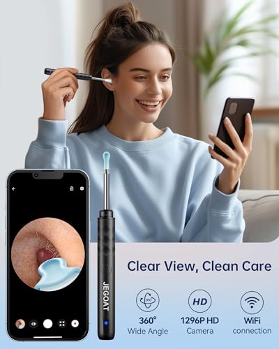 Ear Cleaner with Camera, 6 LED Lights and 10 Ear Picks B288