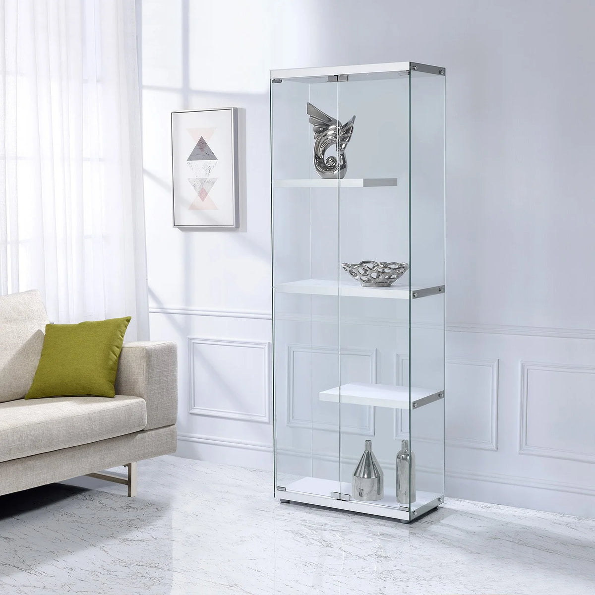 Tempered Glass Display Cabinet W9241