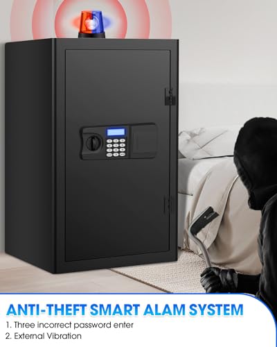 2.6 Cuft Fireproof Home Safe Box with Digital Safe Keypad Key B56320