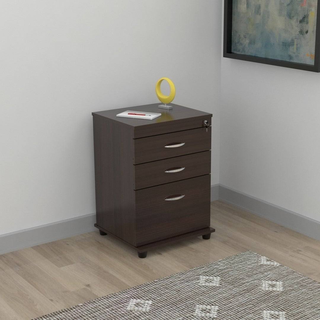 3-Drawer Espresso File Cabinet P226862