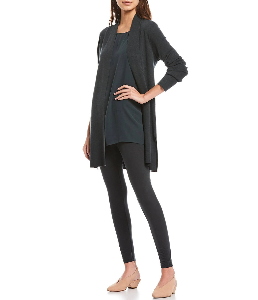 Ultrafine Merino Wool Straight Cardigan W9800
