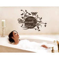 Floral Wall Decal Red 47in x 37in H90025