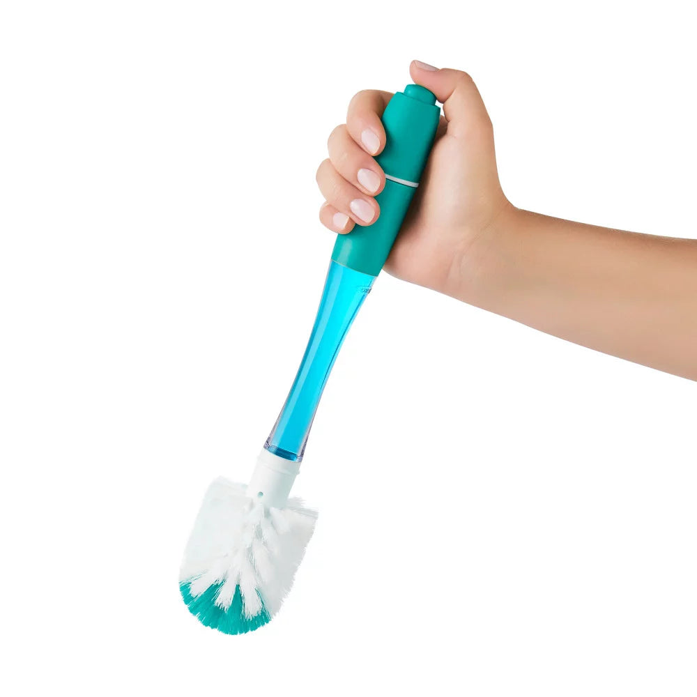 Soap Dispensing Bottle Brush with Stand V8047