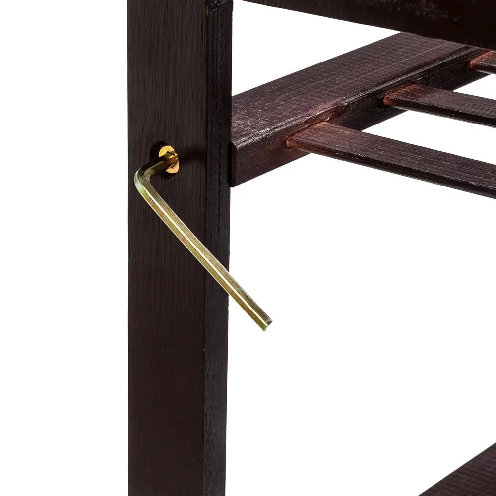 4-Tier Bamboo Coffee Shoe Rack M555881