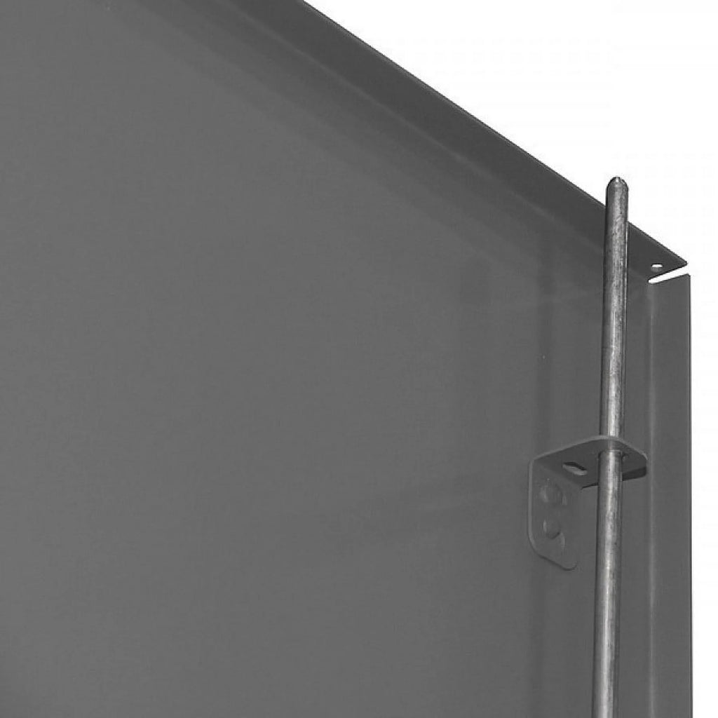 Gray 4 Shelf Storage Cabinet U3435