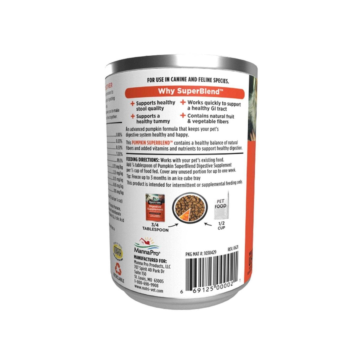 Pumpkin Dog Supplement D6500