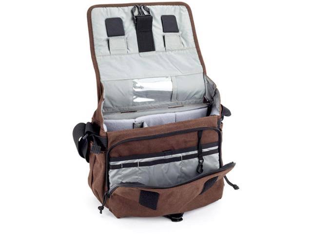 Waxed Canvas Chocolate Brown Camera Bag E965
