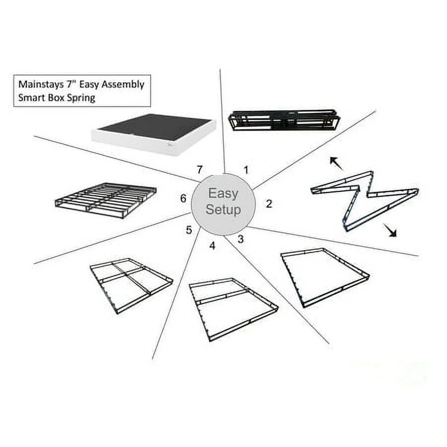Twin Smart Box Spring H22040
