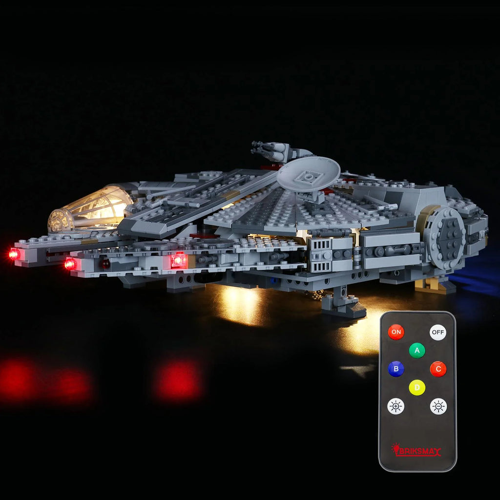 LED Lighting Kit for Millennium Falcon Building Model, Light Set with Remote Control T45826