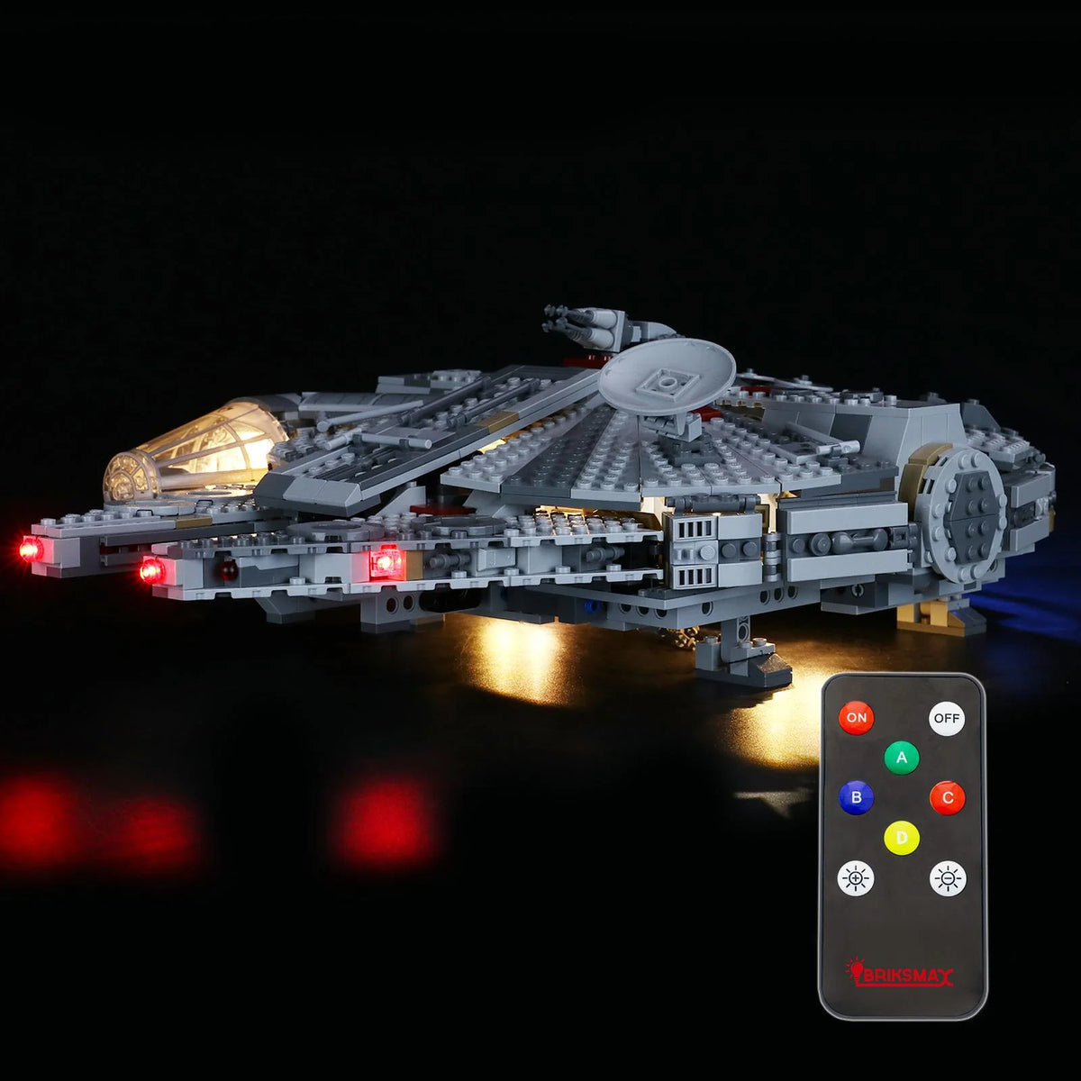 LED Lighting Kit for Millennium Falcon Building Model, Light Set with Remote Control T45826