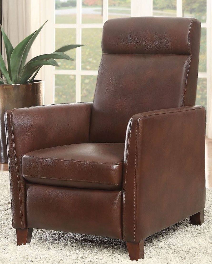 Brown Push Back Reclining Chair F92643